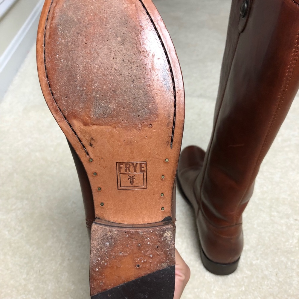 Frye Melissa button boots in cognac size 7.5 - Picture 7 of 7
